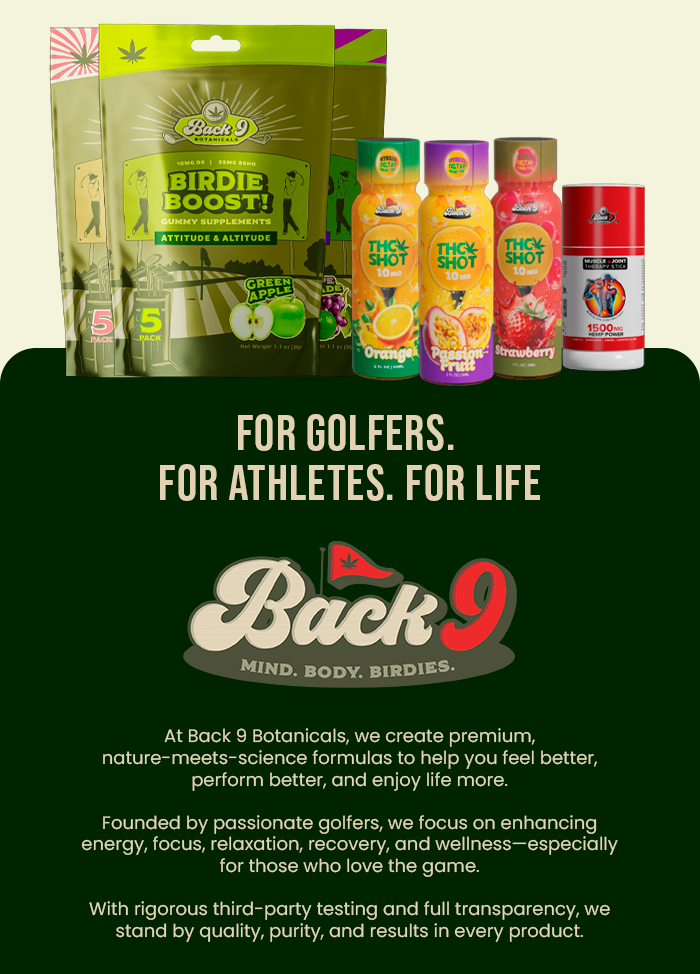back 9 botanicals flyer